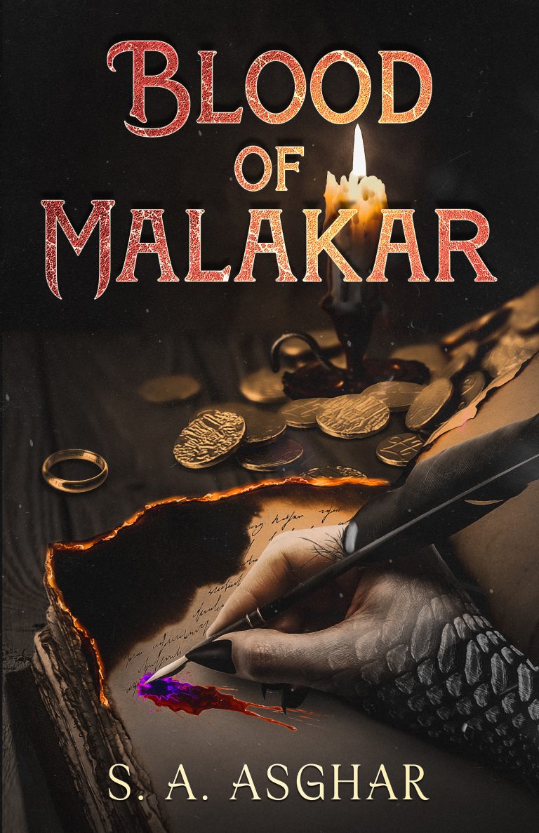 Blood of Malakar cover by S. A. Asghar